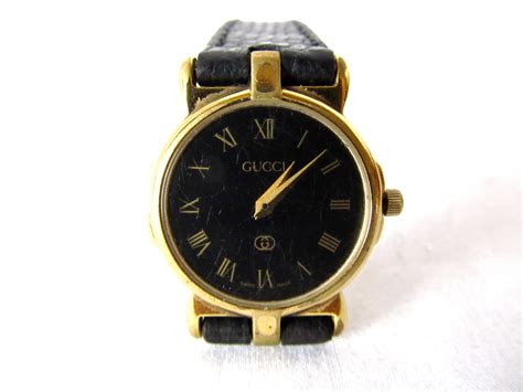 old gucci watch black gold no model number|black Gucci watch with diamonds.